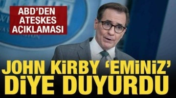 ABD'den Gazze açıklaması: Ateşkesten eminiz!