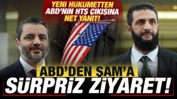 ABD'den Şam'a sürpriz ziyaret! Yeni hükümetten ABD'nin HTŞ çıkışına çok net yanıt