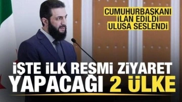 Ahmed Şara cumhurbaşkanı ilan edildi! İlk ziyaret edeceği ülkeler belli oldu