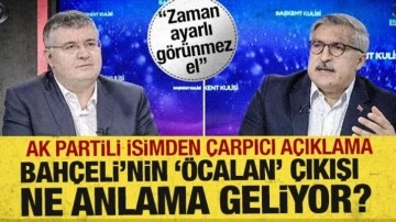 AK Partili Yayman'dan Bahçeli'nin tarihi çıkışına ilişkin dikkat çeken açıklama!