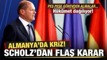 Almanya'da kriz! Scholz'dan flaş karar! Hükümet dağılıyor, peş peşe görevden almalar...