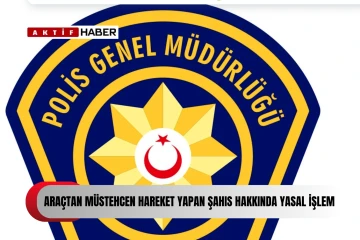  Aracında müstehcen hareket yapan sürücü, polis tarafından tespit edildi...