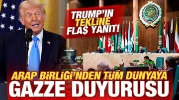 Arap Birliğinden tüm dünyaya son dakika Gazze duyurusu! Trump'a kötü haber