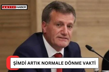 Arıklı:&quot;Şimdi artık normale dönme vakti.&quot;