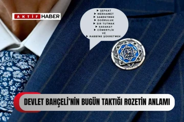 Bahçeli'nin tarihi konuşmasında dikkat çeken yüzük ve rozet detayı! Ne anlama geliyor?