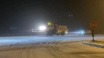 Bolu Dağı'nda kar etkili oluyor