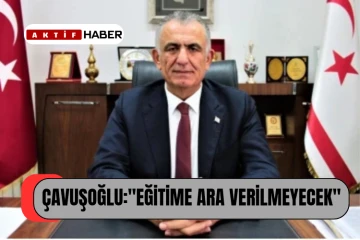 Çavuşoğlu: “Okullarımızda eğitime ara verilmesine gerek yok” Kaynak: Çavuşoğlu: “Okullarımızda eğitime ara verilmesine gerek yok” 