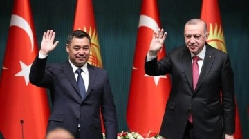 Cumhurbaşkanı Erdoğan Kırgızistan'da