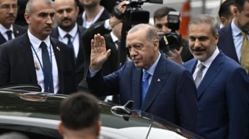 Cumhurbaşkanı Erdoğan Türkevi'nden ayrıldı