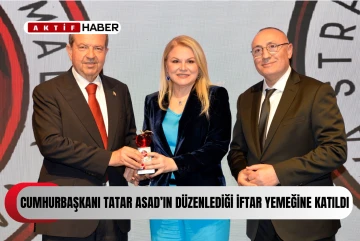 Cumhurbaşkanı Tatar, İstanbul’da ASAD’ın iftar yemeğine katıldı...