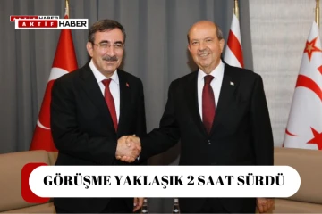  Cumhurbaşkanı Tatar, TC Cumhurbaşkanı Yardımcısı Yılmaz ile görüştü...