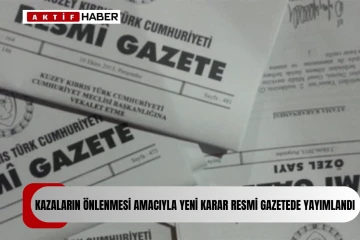 Değirmenlik-Girne yolunda bazı araçların önlerindeki aracı geçmeleri yasaklandı