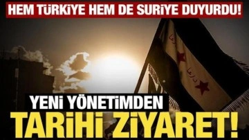 Dışişleri Bakanlığı duyurdu: Suriye'deki yeni yönetimden Türkiye'ye ziyaret