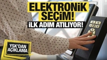 Elektronik seçim için adım atılıyor! YSK Başkanı Yener'den açıklama