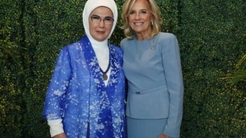 Emine Erdoğan, Jill Biden'ın ev sahipliğindeki öğle yemeğine katıldı