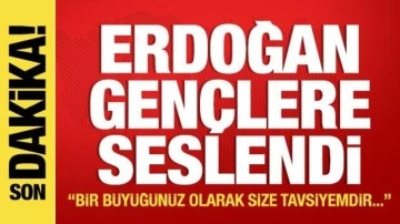 Erdoğan Kırgızistan'dan gençlere seslendi: 'Bir büyüğünüz olarak tavsiyemdir...'