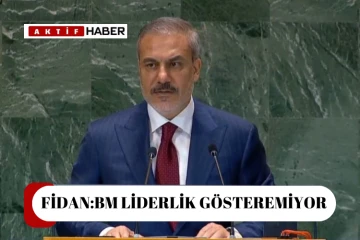 Fidan: BM Liderlik Gösteremiyor...