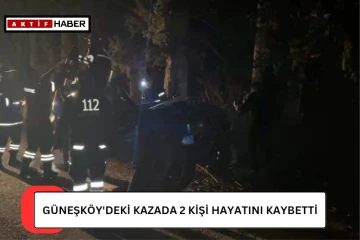 Güneşköy'de Feci Trafik Kazası: 2 Kişi ve Bir Köpek Hayatını Kaybetti