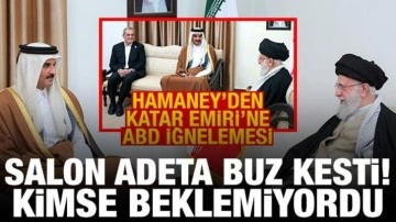 Hamaney'den Katar Emiri'ne ABD iğnelemesi: Hala bekliyoruz