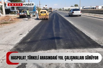  Haspolat ile Türkeli arasında yol bakım onarım çalışmaları devam ediyor