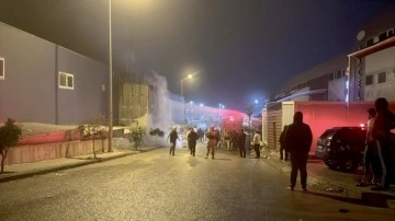 Hatay'da fabrika yangını