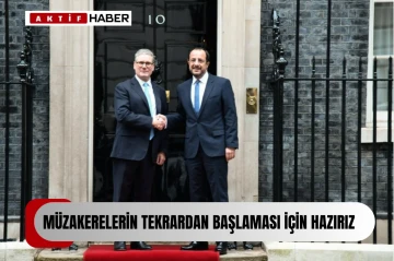  Hristodulidis dün Londra’da İngiltere Başbakanı Keir Starmer’le görüştü