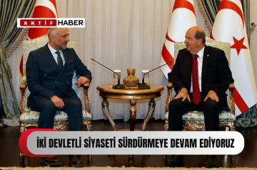 ''İki devletli siyaseti sürdürmeye devam ediyoruz''