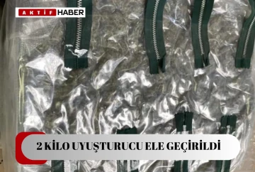  İki kilo uyuşturucu ele geçirildi...