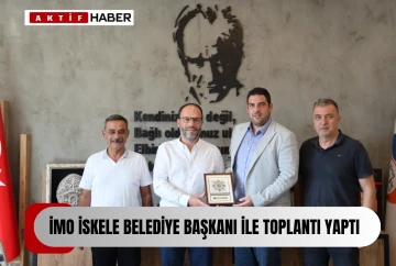  İMO İskele Belediye Başkanı ile toplantı yaptı