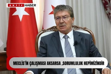 “İnancım odur ki, sorun, saatlerle sınırlı zaman dilimi içinde aşılacak”