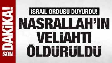 İsrail ordusu duyurdu! Nasrallah'ın veliahtı öldürüldü