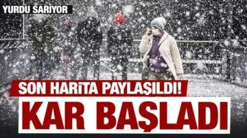 Kar yağışı yurdu sarıyor! Meteoroloji'den son dakika uyarısı