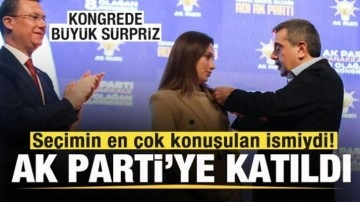 Kongrede sürpriz! Türkiye'nin en genç belediye başkanı AK Parti'ye katıldı