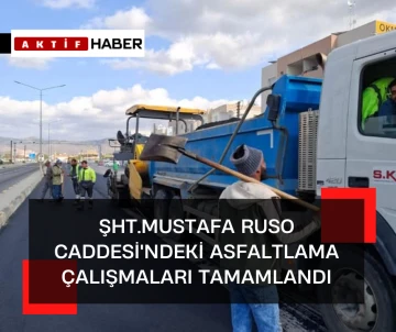 Lefkoşa’da Şht. Mustafa Ruso Caddesi’nde Asfaltlama Çalışması Başarıyla Tamamlandı