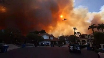 Los Angeles’ta alarm seviyesi arttı... En yüksek seviye  kırmızı bayrak!