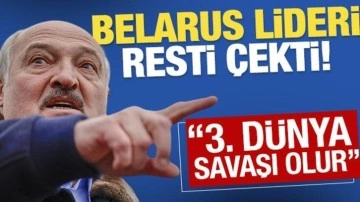 Lukaşenko: "Belarus'a yapılacak saldırı Üçüncü Dünya Savaşı olur"