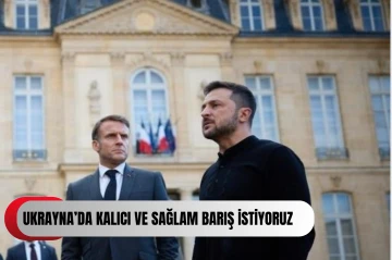 Macron: &quot;Ukrayna barış sürecinin içinde yer almalı&quot;