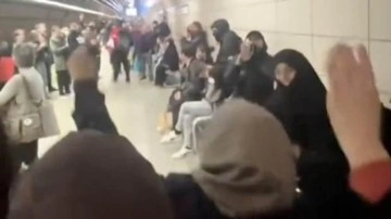 Marmaray'da eylemcileri çıldırtan 'İmamoğlu' sloganı!