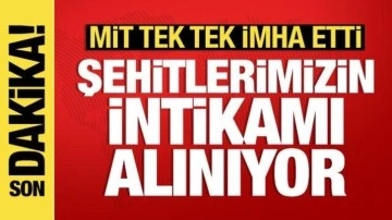 MİT tek tek imha etti: Şehitlerimizin intikamı alındı