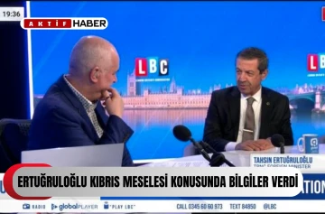 ERTUĞRULOĞLU KIBRIS MESELESİ HAKKINDA BİLGİ VERDİ...