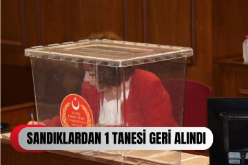 MECLİS'TE KURULAN 2 SANDIKTAN 1'İ KALDIRILDI...