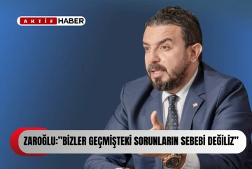 ZAROĞLU: “Yeniden Doğuş Partisi'nin En Büyük İcraatı Kurulmuş Olmasıdır”