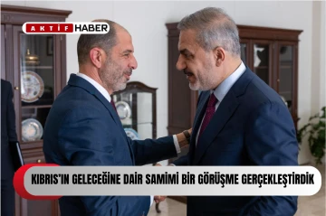  Özersay: “Hakan Fidan ile Kıbrıs’ın geleceğine dair samimi bir görüşme gerçekleştirdik”