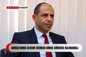  Özersay Sağlık Bakanı başta olmak üzere sorumluların istifa etmesini istedi...