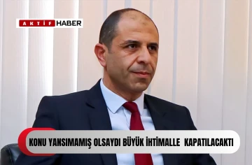  Özersay: “Suç gizlenmeye çalışıldıysa suça ortak olunmuştur”