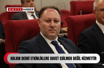 ÖZTÜRKLER:''Halkın beklentisi meclisin son donemlerde yaptığı yasalar çerçevesinde hizmete devam etmeleridir''