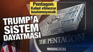 Pentagon'dan Trump'a 'şartlar kabul edilmeden süreç başlamayacak' mesajı