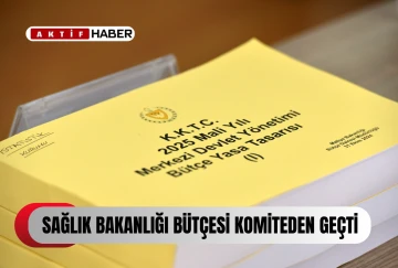  Sağlık Bakanlığı bütçesi oy çokluğuyla kabul edildi...