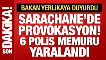 Saraçhane'deki gösterilerde 6 polis yaralandı