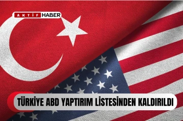 Son dakika: ABD'den sürpriz karar: Türkiye'nin adı listeden kaldırıldı, yaptırımlar iptal!